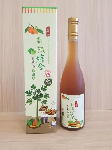 上味相有機綜合發酵液500ML 外包裝