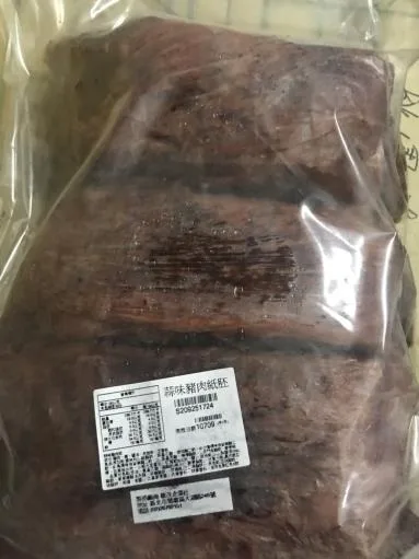 蒜味豬肉紙胚 外包裝