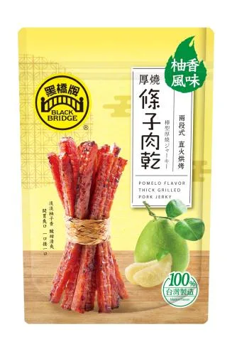 柚香厚燒條子肉乾－彩色袋 外包裝