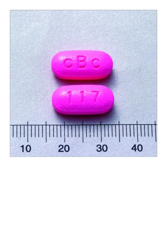 盼福靈持續性膜衣錠400公絲(配妥西菲林)外觀