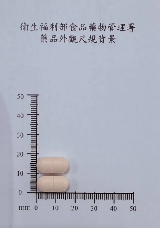 立菌沙膜衣錠500毫克外觀